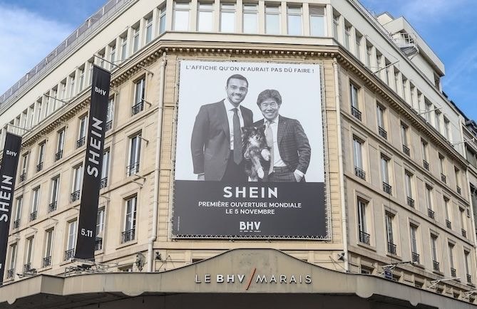 Après son ouverture au BHV, Shein enregistre une baisse des ventes