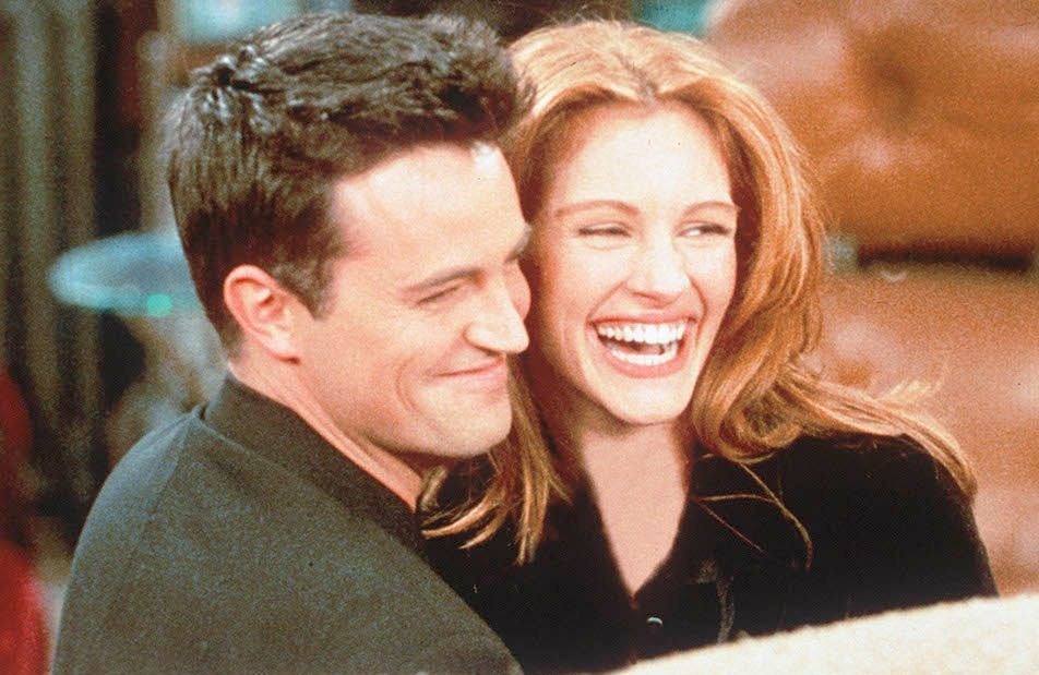Couple oublié : Matthew Perry et Julia Roberts, romance express sur le tournage de « Friends »