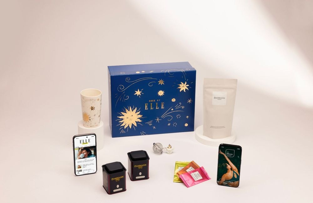 Votre box gourmande avec ELLE à Table x Dammann Frères en édition limitée