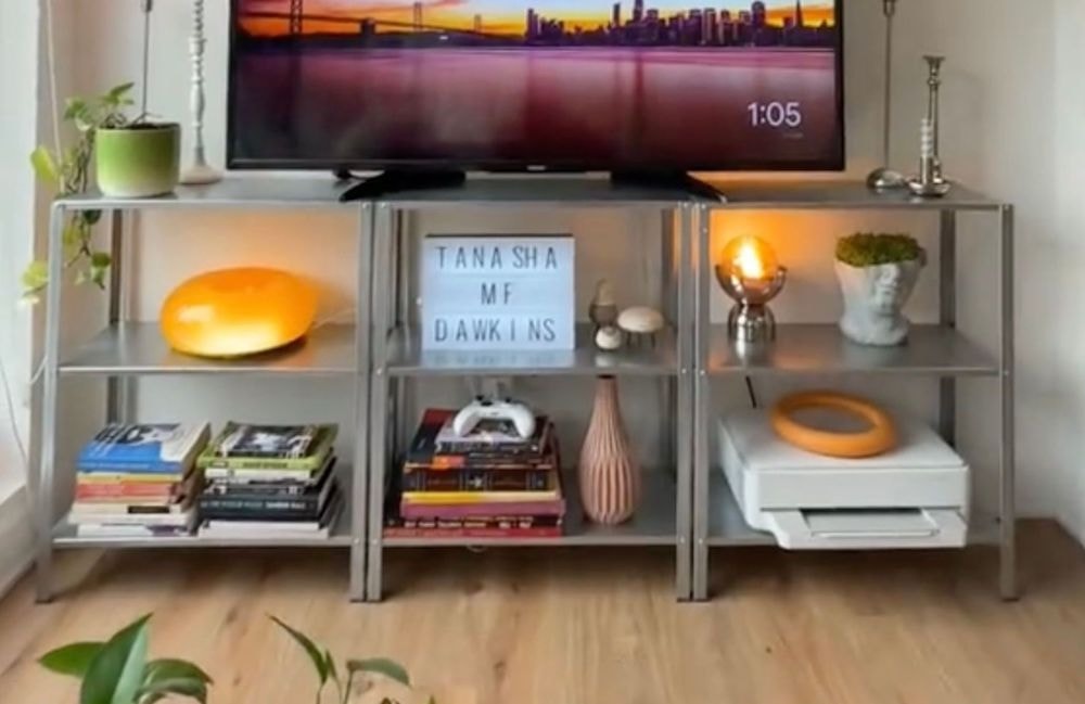 IKEA Hack : adoptez ce meuble télé chrome ultra design