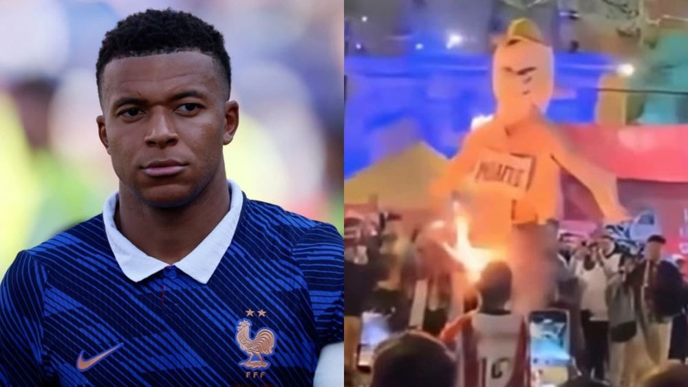 Kylian Mbappé : un mannequin à l’effigie du capitaine des Bleus brûlé au Paraguay "pour lui porter malheur", la vidéo choc !