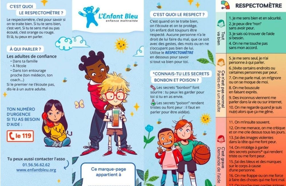 « Donner aux enfants les mots pour dire la violence » : l’association L’Enfant Bleu lance le Respectomètre