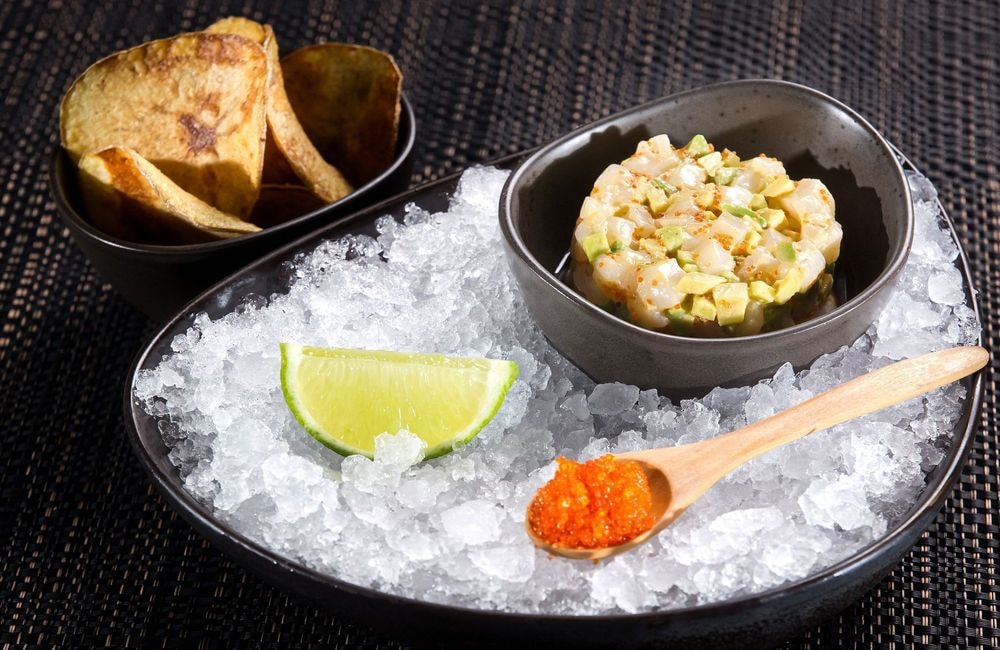 Voici le contenant le plus original pour servir du tartare de poisson