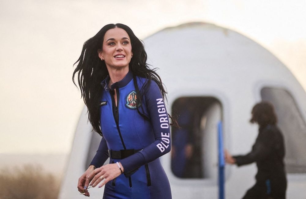 Katy Perry : l’incroyable vidéo de la star dans l’espace