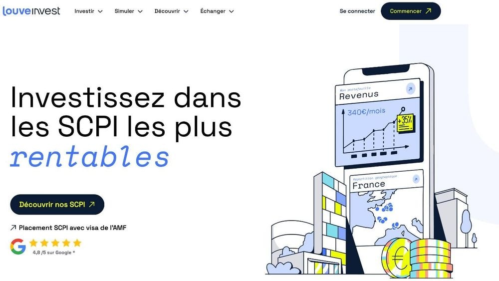 Investir dès 180€ en SCPI (et avec du cashback), c'est possible avec Louve Invest