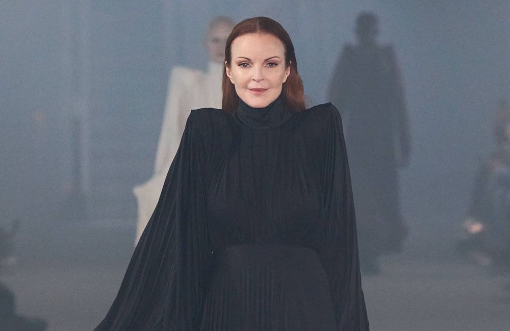 Au défilé Vetements, Marcia Cross (Desperate Housewives) a enflammé le podium