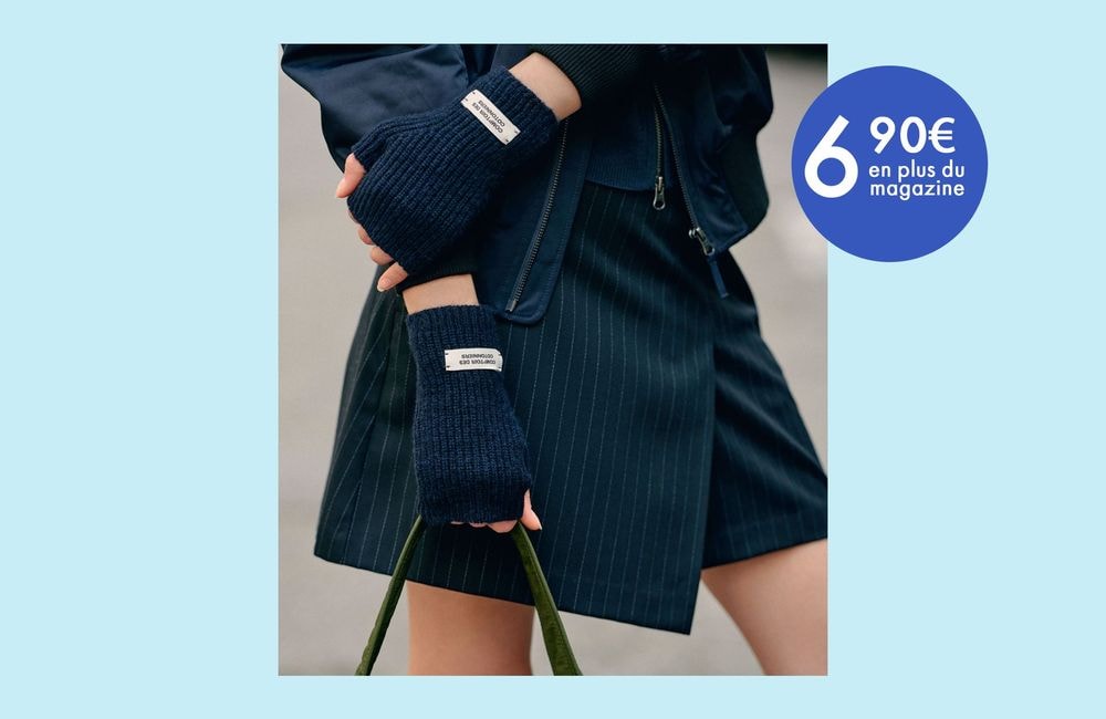 Cette semaine avec votre magazine ELLE : des mitaines Comptoir des Cotonniers
