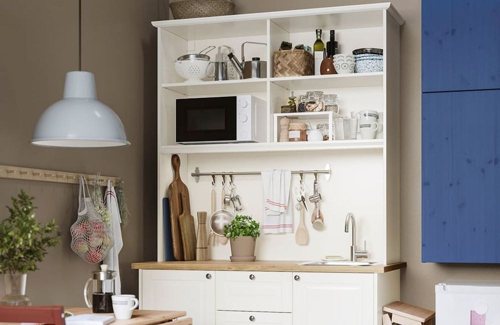 Ce meuble malin IKEA est idéal pour remplacer la cuisine dans un petit espace