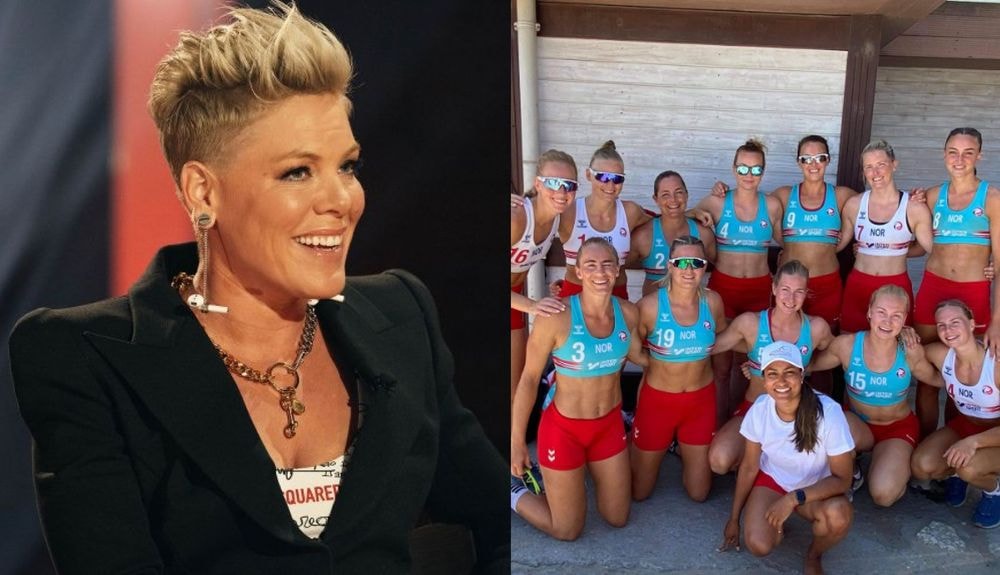 Révoltée, Pink a eu un beau geste pour l'équipe norvégienne de handball sanctionée pour "tenue inappropriée"
