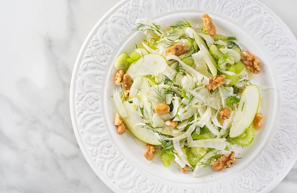 La salade poire et fenouil de ma copine Anaïs pour survivre à la canicule