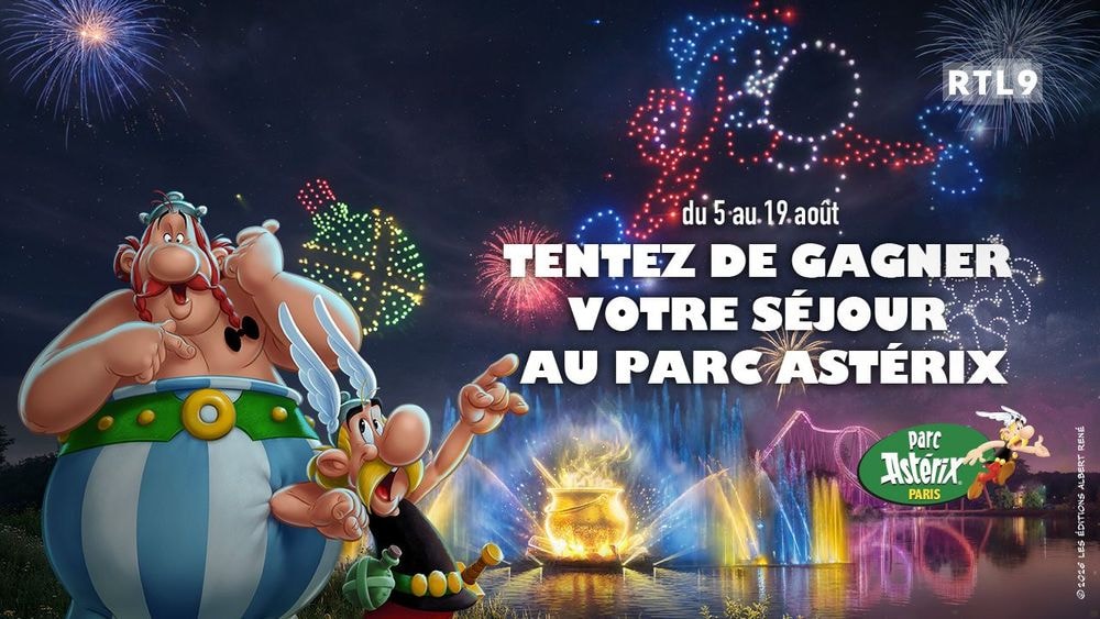 Jeu-concours Free x RTL9 : tentez de gagner un séjour en famille au Parc Astérix