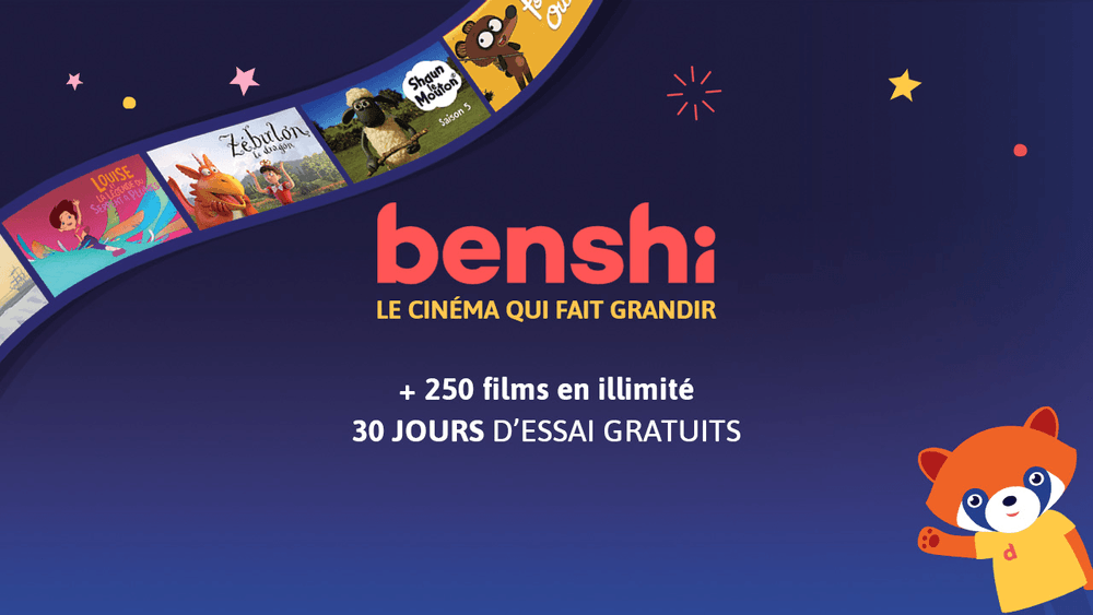 Benshi arrive sur OQEE by Free : enfin une plateforme ciné pensée pour les enfants (et rassurante pour les parents)