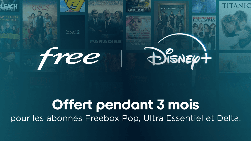 Free offre 3 mois d'abonnement à Disney+ aux abonnés Freebox Pop, Ultra Essentiel et Delta