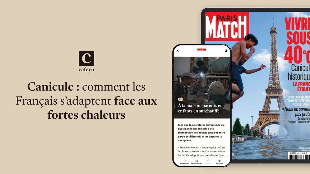 Canicule : comment les Français s’adaptent ? La revue de presse Cafey