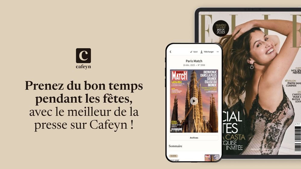 Prenez du bon temps pendant les fêtes, avec le meilleur de la presse sur Cafeyn !