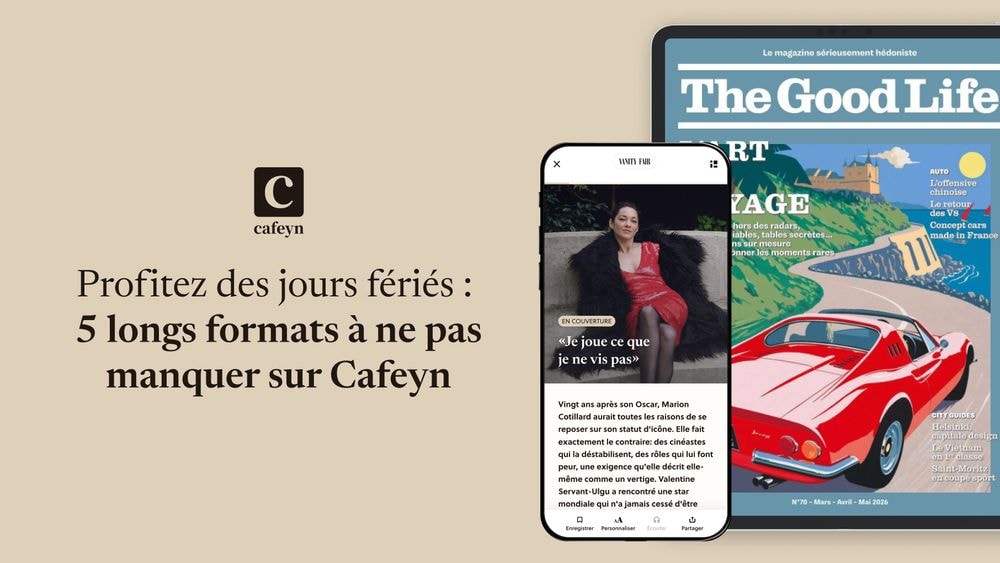 Profitez des jours fériés : 5 longs formats à ne pas manquer sur Cafeyn