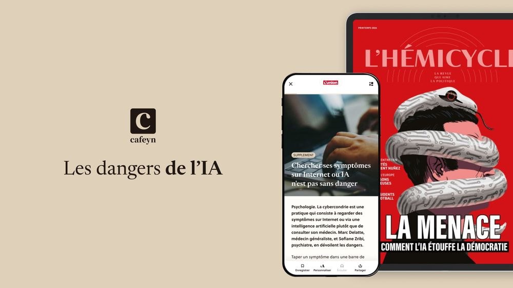 IA : quels risques pour notre quotidien ? Le décryptage de la presse avec Cafeyn