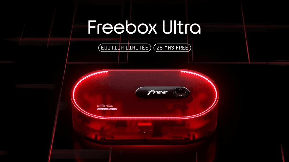 Découvrez la Freebox Ultra Édition Limitée | Une Freebox collector pour les 25 ans de Free