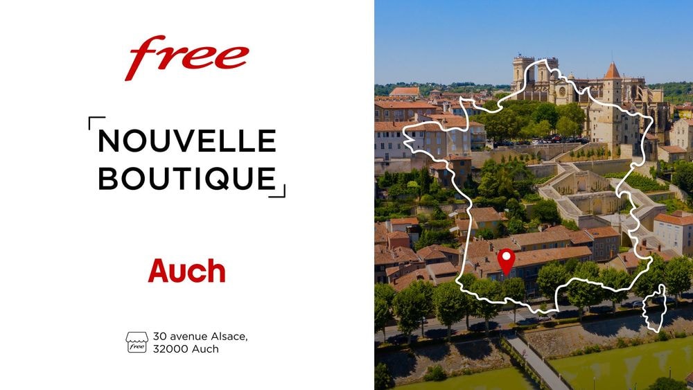 Free ouvre une nouvelle boutique à Auch !