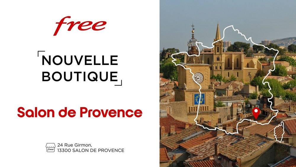 Une nouvelle boutique Free ouvre ses portes à Salon de Provence