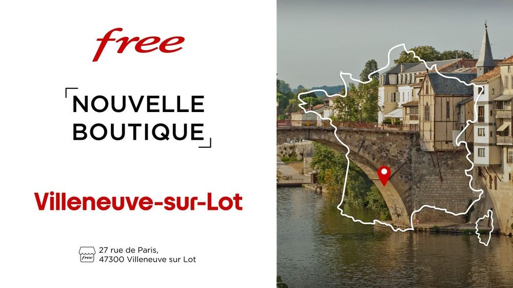 Une nouvelle boutique Free ouvre ses portes à Villeneuve-sur-Lot