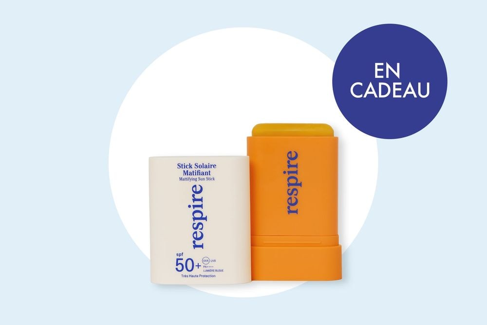 Cette semaine, en cadeau avec votre magazine ELLE : Le Stick Solaire Matifiant Respire