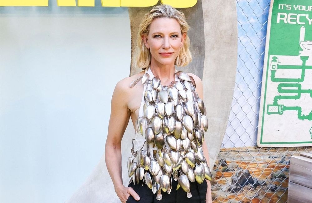 Cate Blanchett : son top a cuillère, une folle idée mode qui éblouit sur tapis rouge
