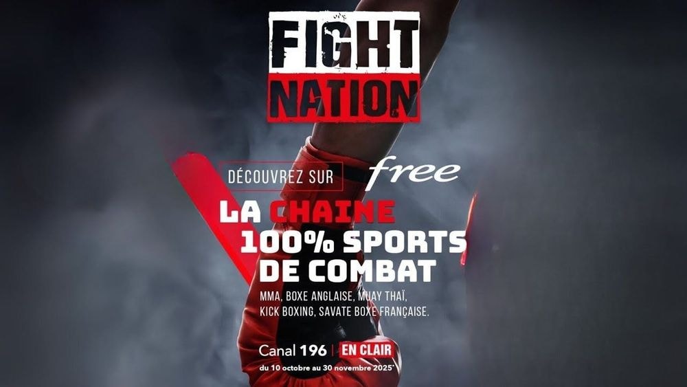 FIGHT NATION : la chaîne 100 % sports de combat débarque sur Freebox TV