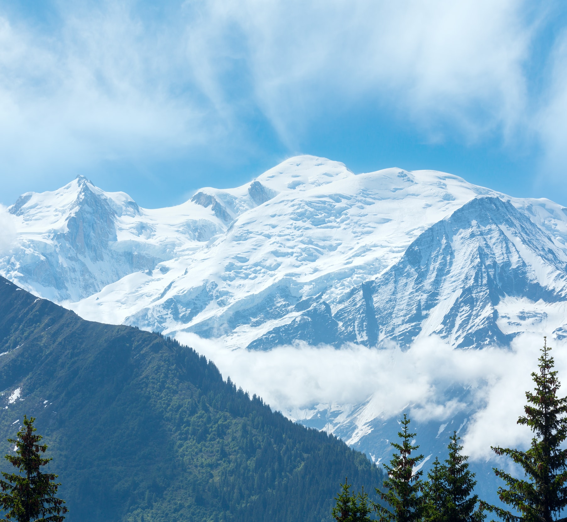 Le Mont-Blanc a perdu plus de 2 mètres de hauteur en deux ans