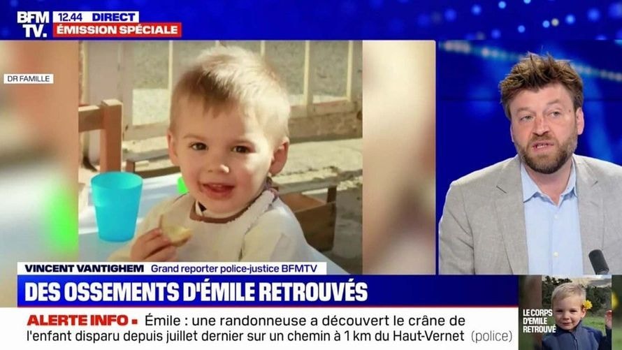 Disparition d’Emile : un promeneur découvre un crâne, les analyses confirment qu’il s’agit de celui du petit garçon