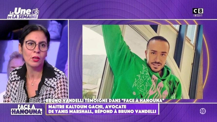 Bruno Vandelli accuse Yanis Marshall de "subordination de témoin", son avocate monte au créneau dans "TPMP" : "C’est inadmissible !"