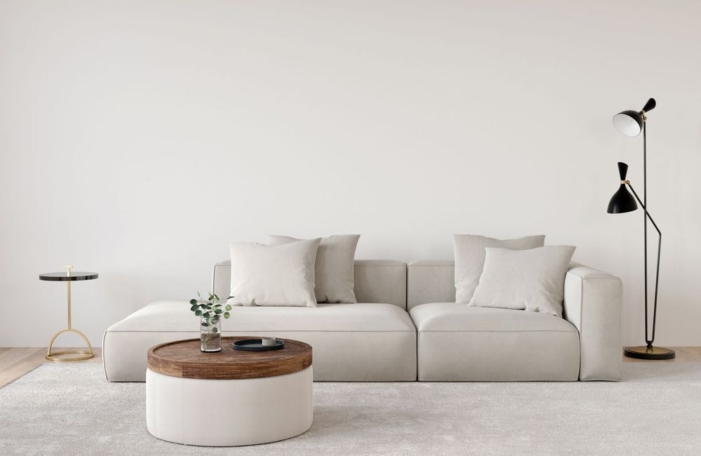 Comment accessoiriser un canapé blanc