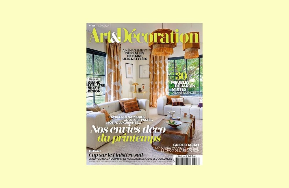 Des intérieurs printaniers dans le nouveau Art & Décoration