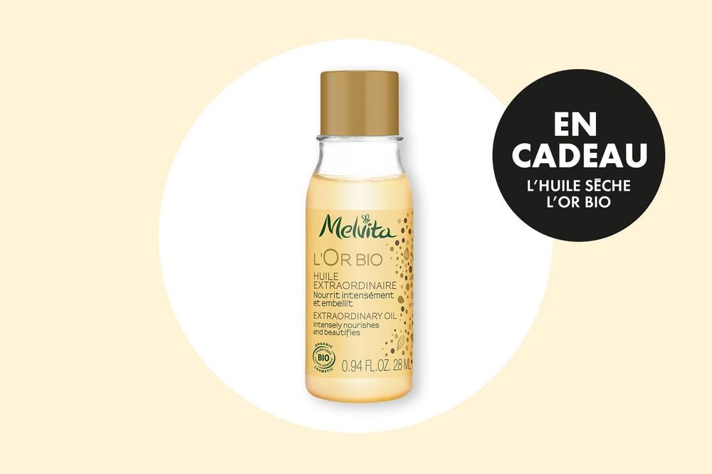 Votre cadeau dans ELLE : l’Huile sèche extraordinaire L’Or Bio de Melvita