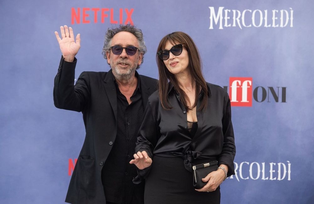 Monica Bellucci et Tim Burton, duo élégant et magnétique au Festival de Giffoni
