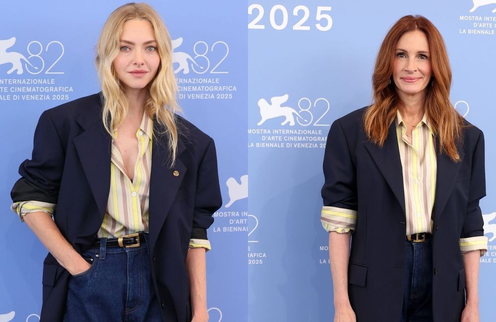 Mostra de Venise : Julia Roberts et Amanda Seyfried créent la surprise en look identique