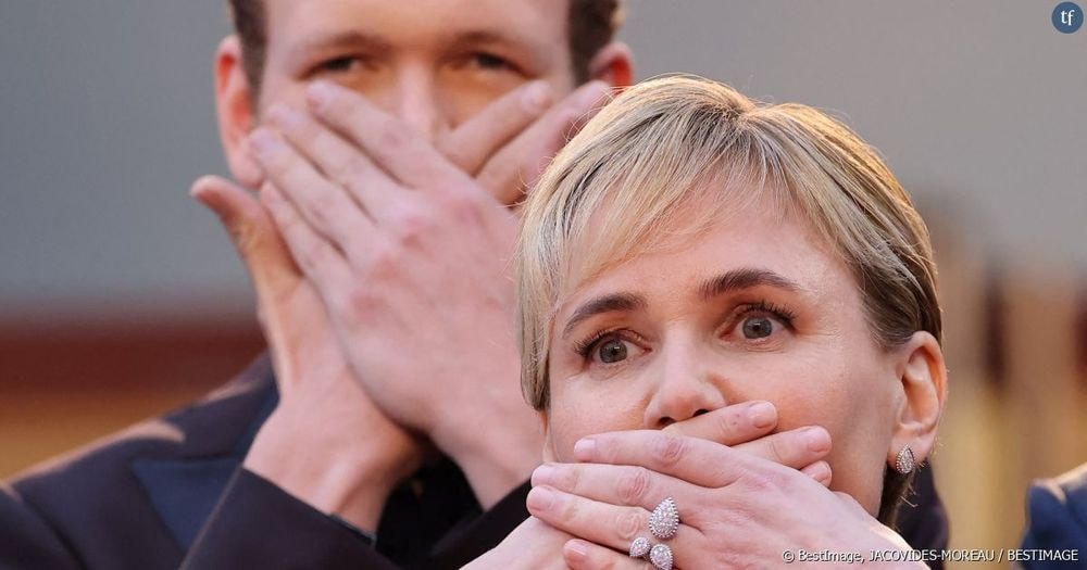 #Cannes : c'est quoi ce geste de Judith Godrèche qui a retourné la Croisette ?
