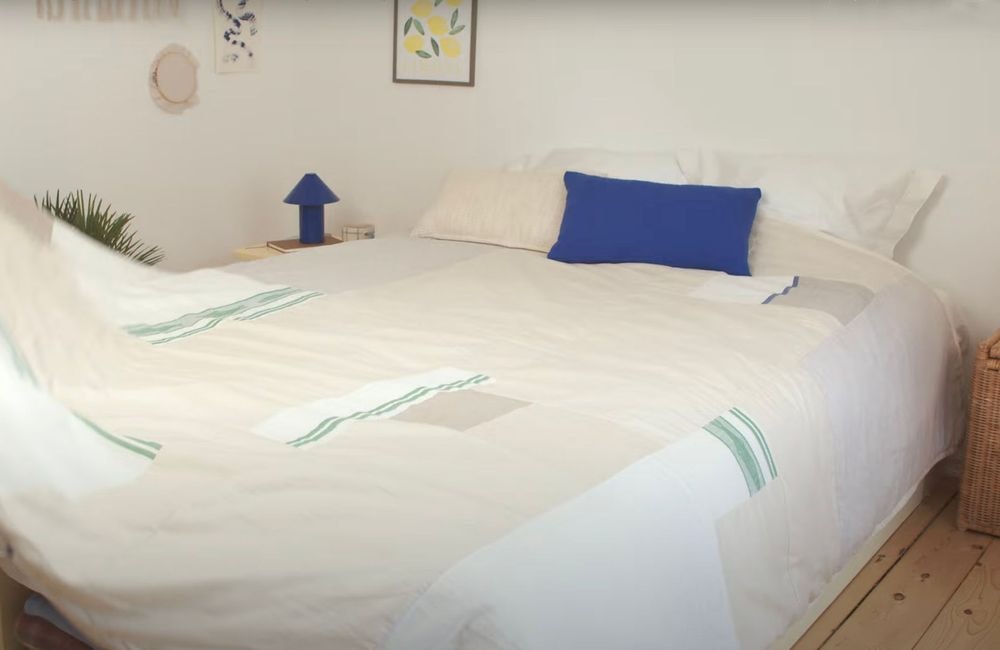 Réaliser un dessus-de-lit façon pojagi avec Søstrene Grene