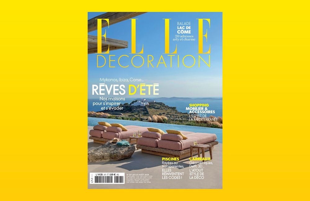 Une ambiance estivale à découvrir dans le nouveau ELLE Décoration