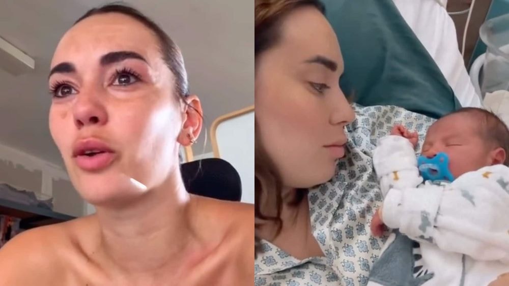 "Je me sens seule" : Hilona Gos au bord de la rupture avec Paul-André ? Après la naissance de son fils, elle fond en larmes, regardez !