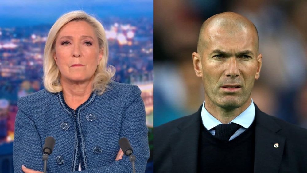 Franco, Marine Le Pen balance sur Zinedine Zidane : "Il a tout intérêt à ça"