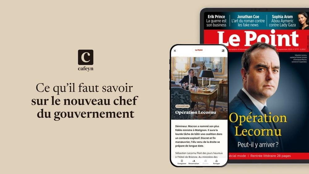 Sébastien Lecornu : ce qu'il faut savoir avec Cafeyn sur le nouveau chef du gouvernement