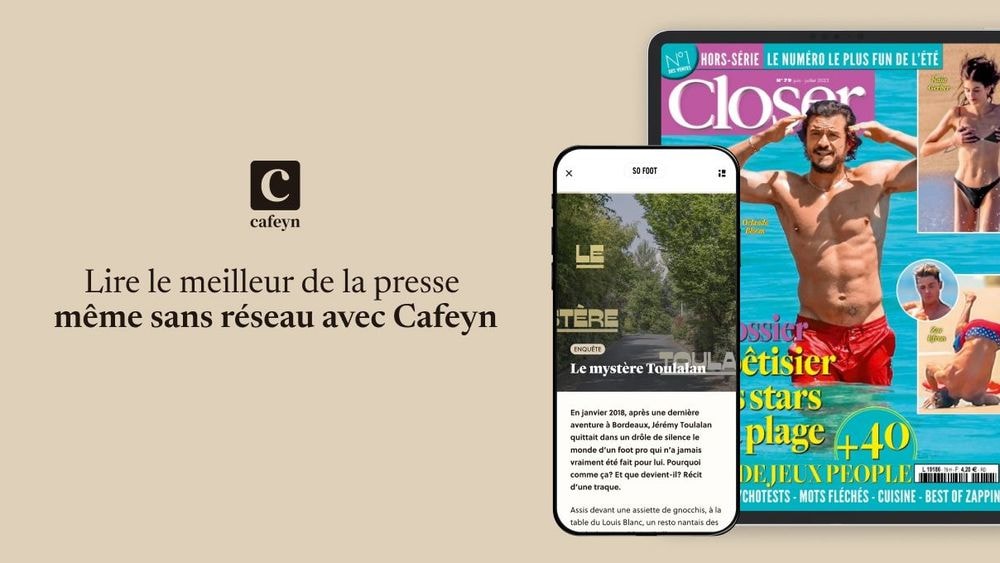 Lire le meilleur de la presse, même sans réseau : Cafeyn, l'indispensable compagnon de voyage