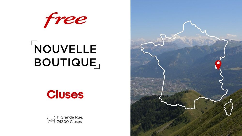 Nouvelle Boutique Free Cluses, découvrez nos offres Freebox et mobiles