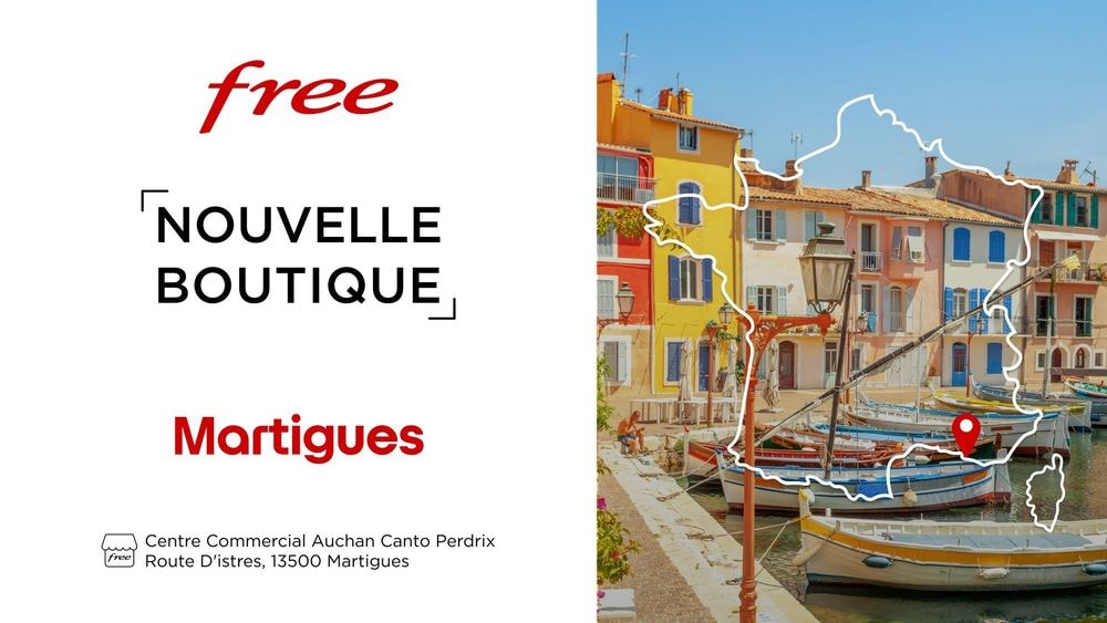 Free ouvre une nouvelle boutique à Martigues !
