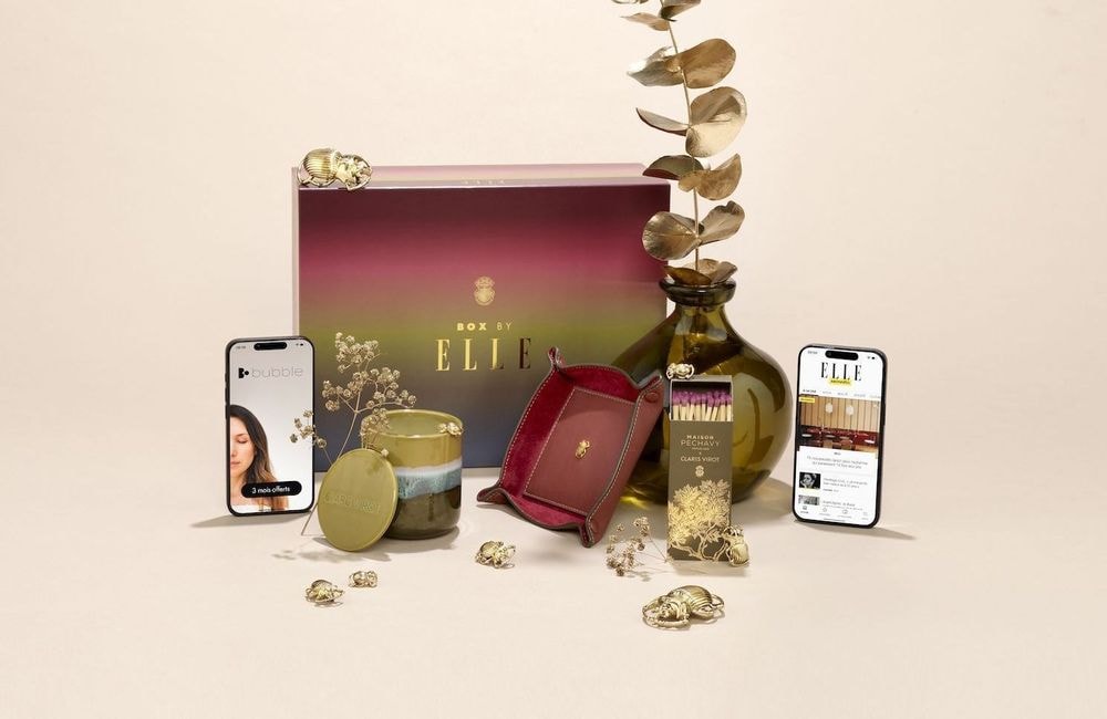Vide-poches, bougie, allumettes : un intérieur chic et réconfortant avec la toute première Box by ELLE Déco !