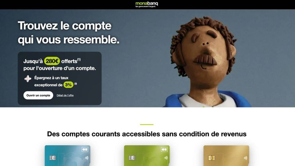 Monabanq : une offre de bienvenue exclusive et innovante jusqu'à 280 euros !