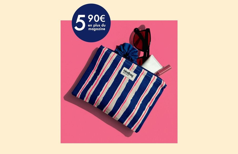 Cette semaine avec votre magazine ELLE : la pochette Hindbag qui dit oui à l’été
