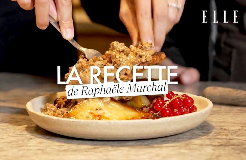 La recette des pancakes vegan poire, chocolat par Raphaële Marchal pour l'hôtel HOY