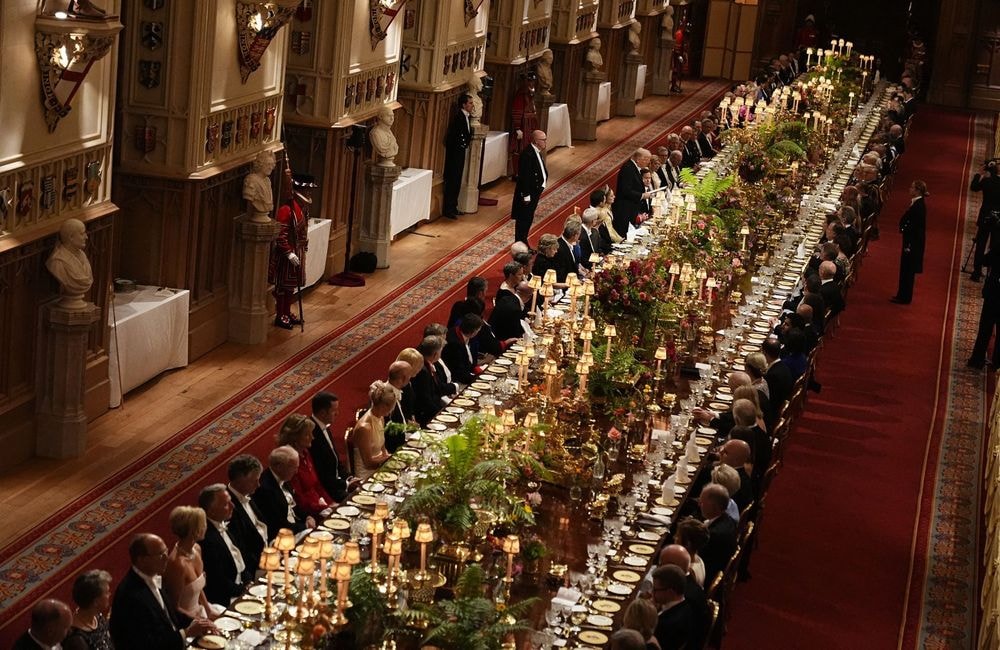 On vous dévoile le menu (très frenchy) du banquet d’État en l’honneur de Donald Trump à Windsor